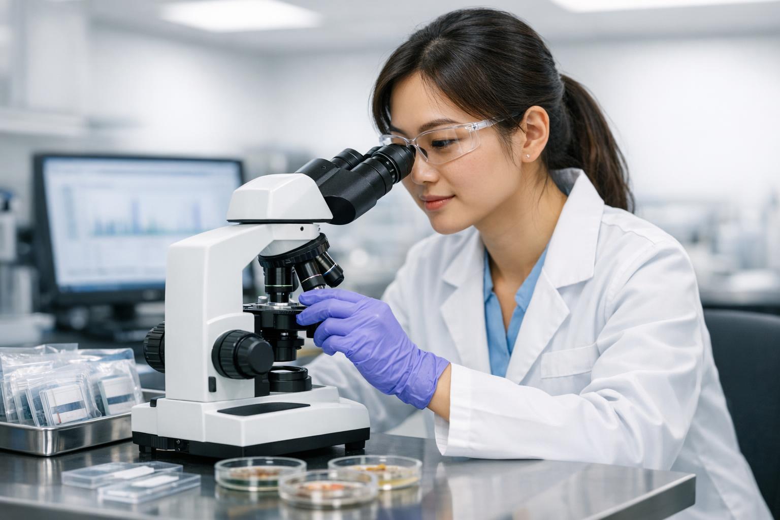 Lab-certified mold testing with air sampling equipment in a Singapore home